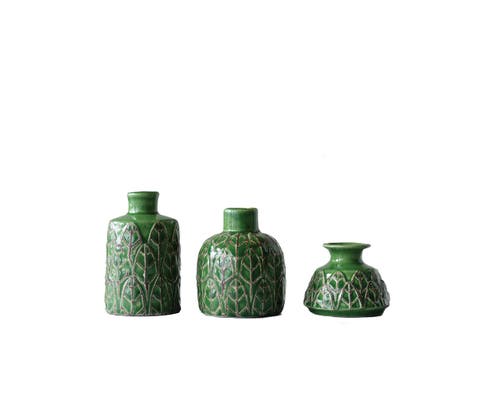 Embossed Various Vases