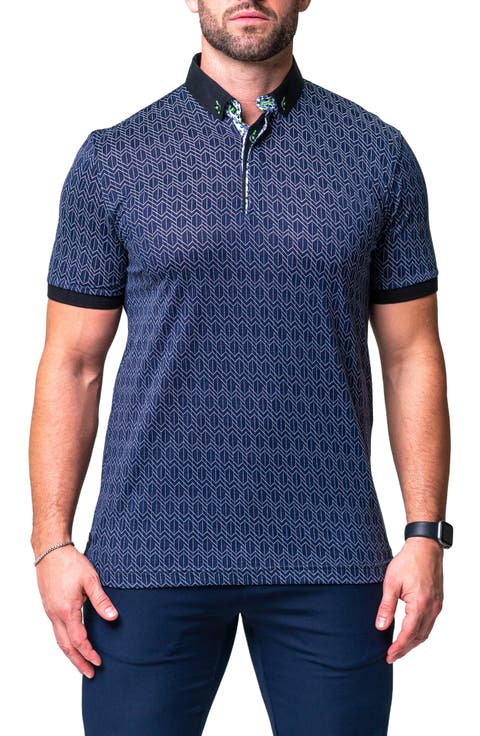 Mozartvix Blue Jersey Polo