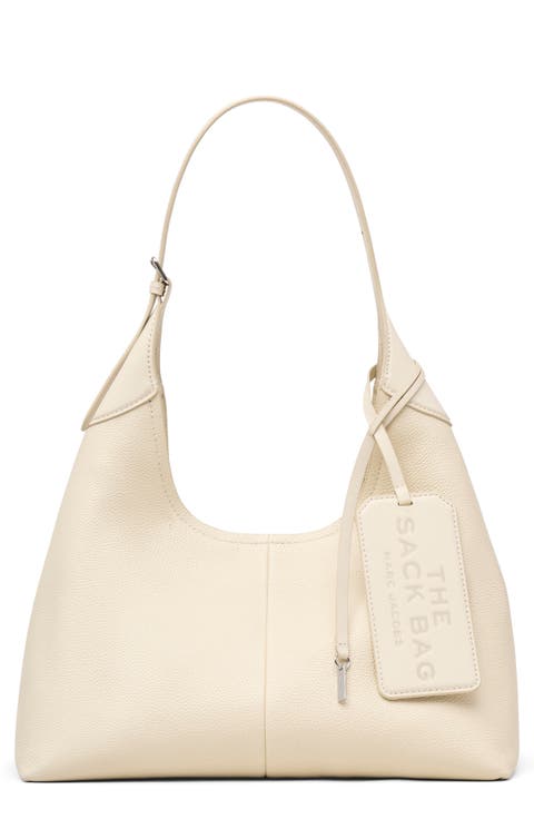 The Belted Sack Leather Shoulder Bag