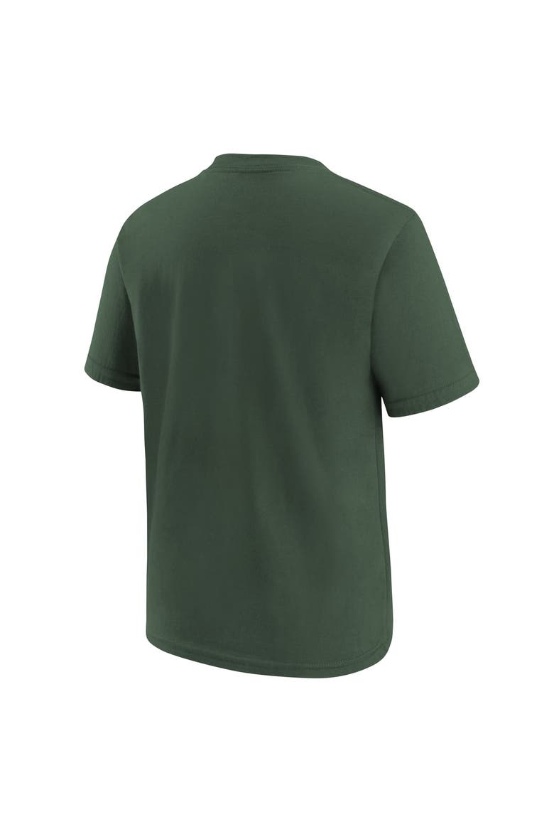 Youth Nike  Green Green Bay Packers Logo T-Shirt, Alternate, color, Green