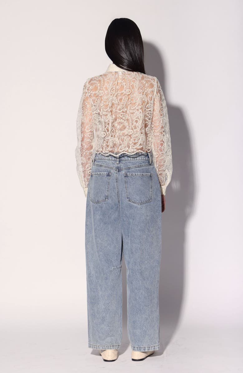 Walter Baker Nicolette Top, Alternate, color, Vanilla