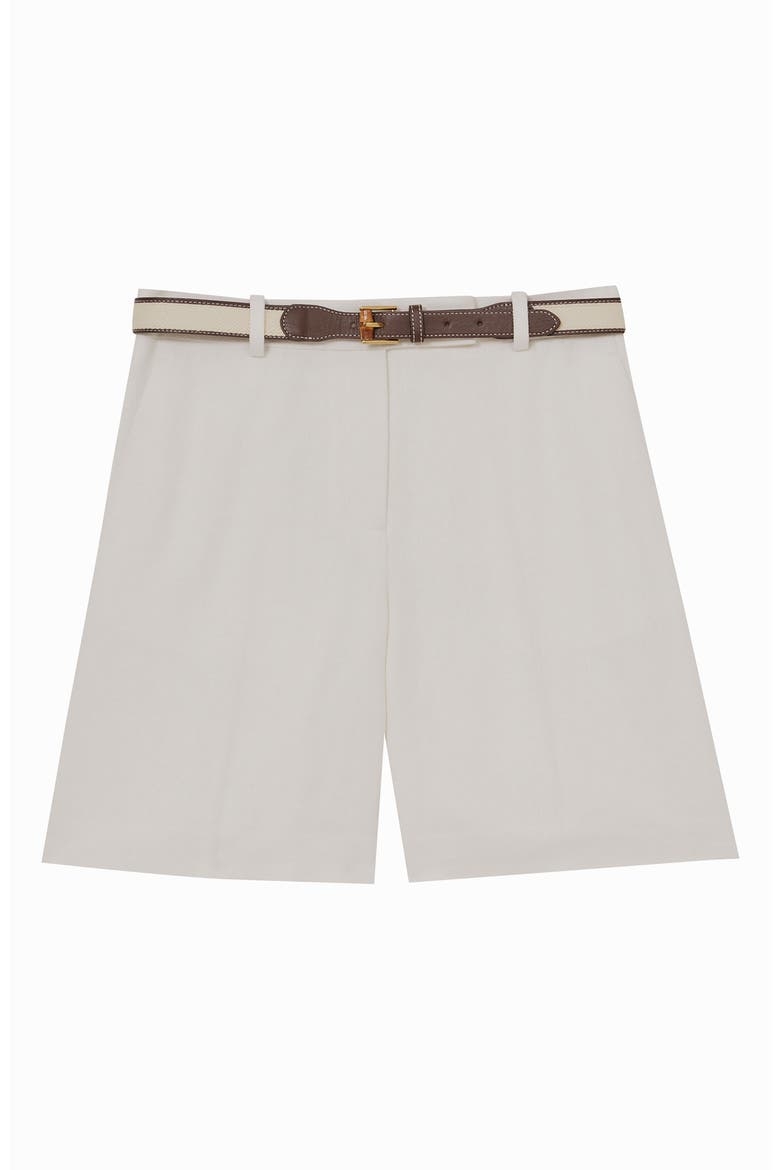Devon Bermuda Shorts, Alternate, color, WHITE