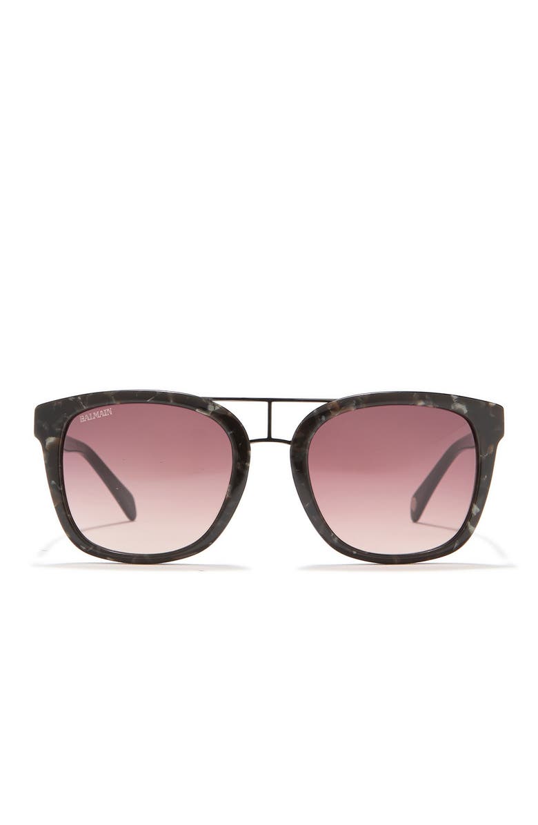 Balmain 52mm Round Sunglasses, Alternate, color,