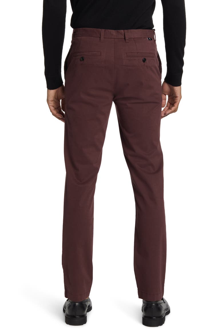Genay Irvine Slim Fit Chinos, Alternate, color, MAROON