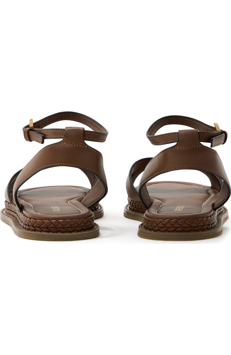 Reiss Emma Ankle Strap Sandal, Alternate, color, Tan