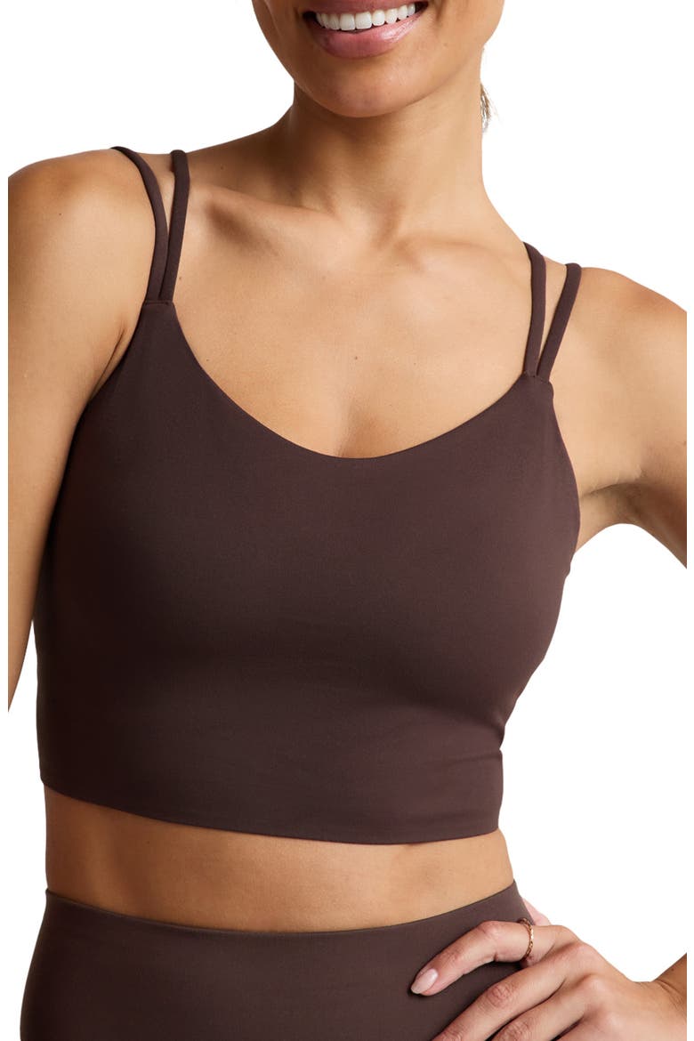 In the Zone Performance Cropped Tank, Main, color, COCOA PLUM