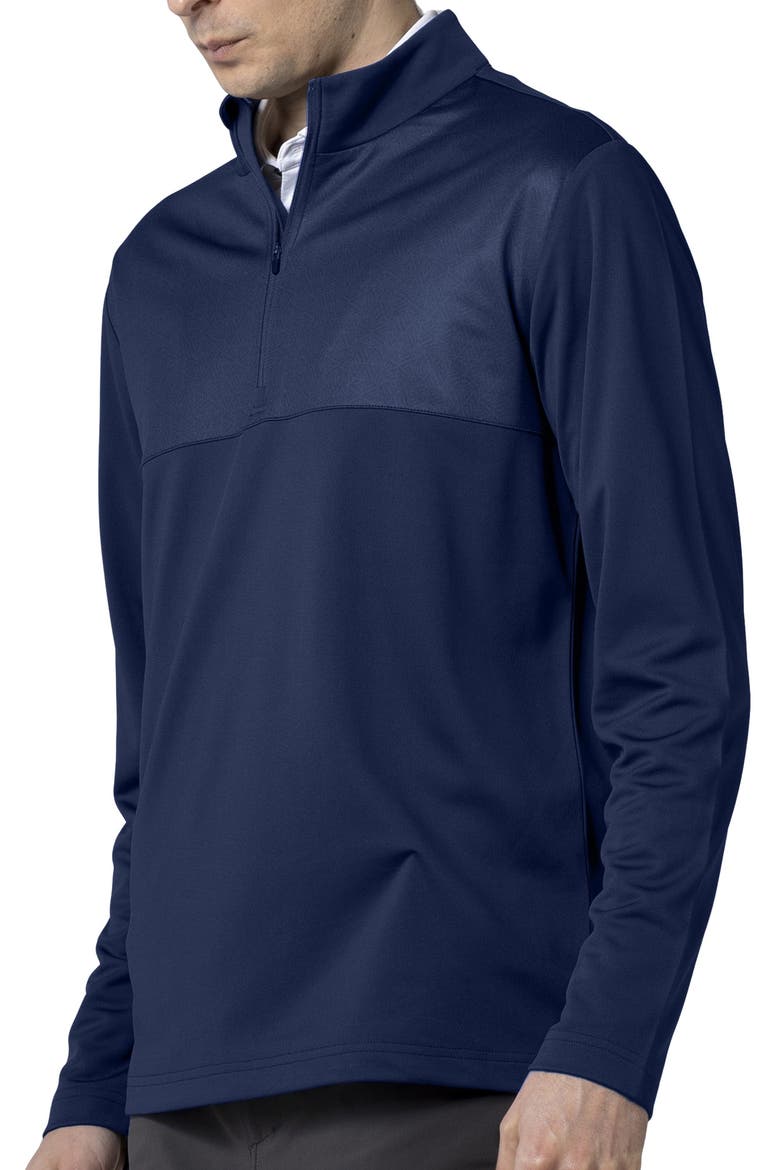 Quarter Zip Pullover, Alternate, color, NAVY