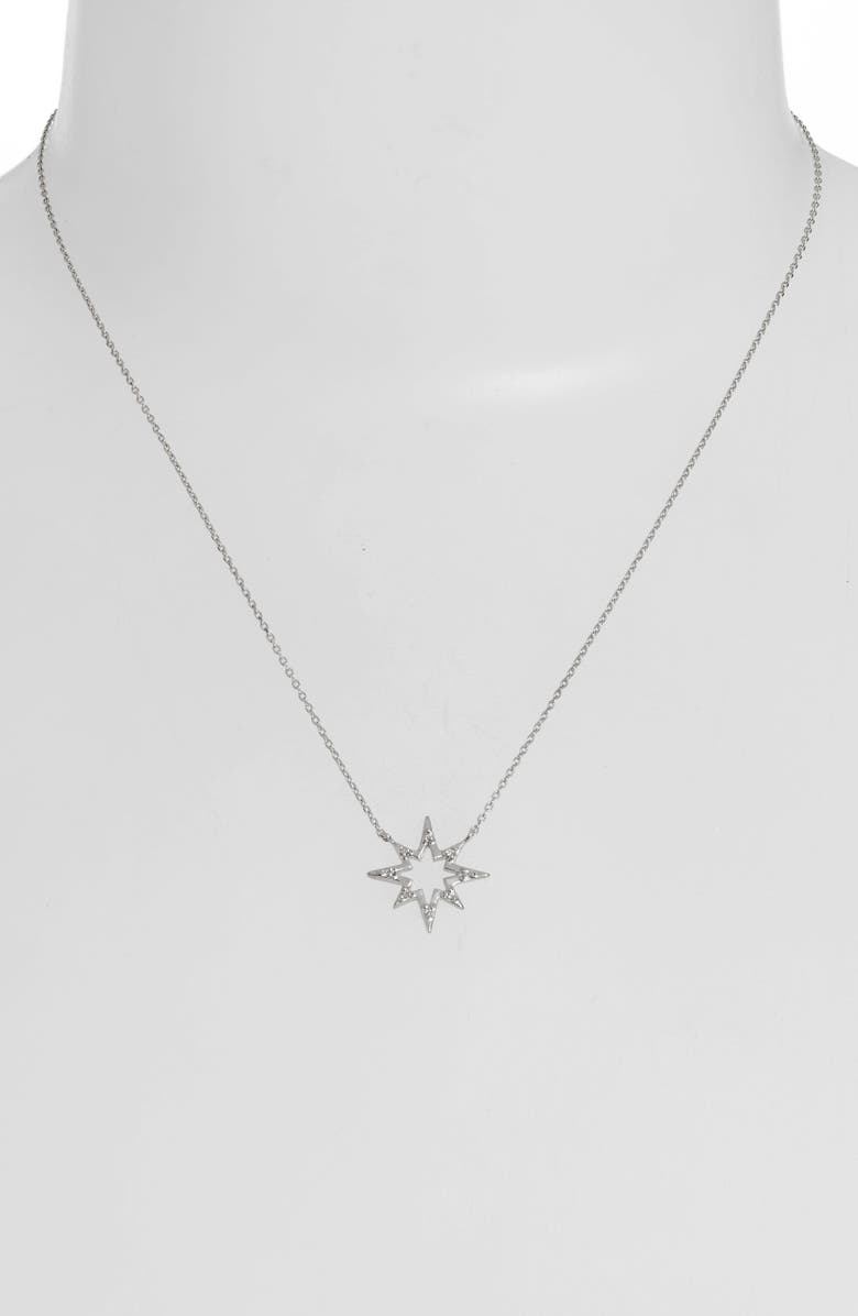 Anzie Open Starburst Pendant Necklace, Alternate, color,