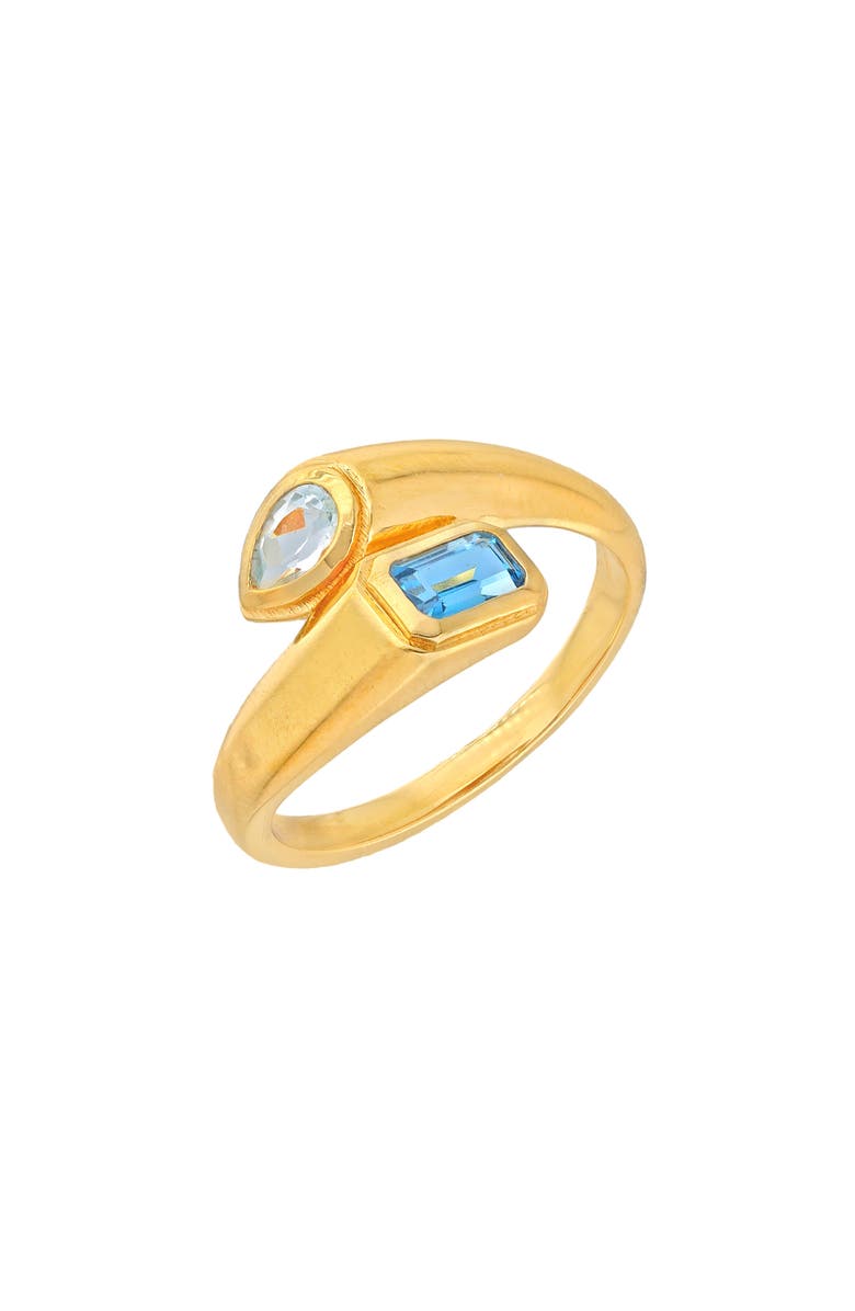 YS GEMS Blue Topaz Bypass Ring, Main, color, Blue