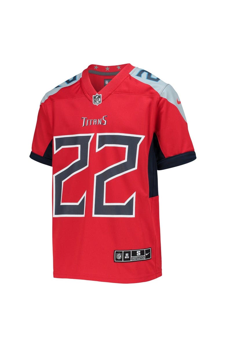 Nike Youth Nike Derrick Henry Red Tennessee Titans Inverted Team Game Jersey, Alternate, color, 