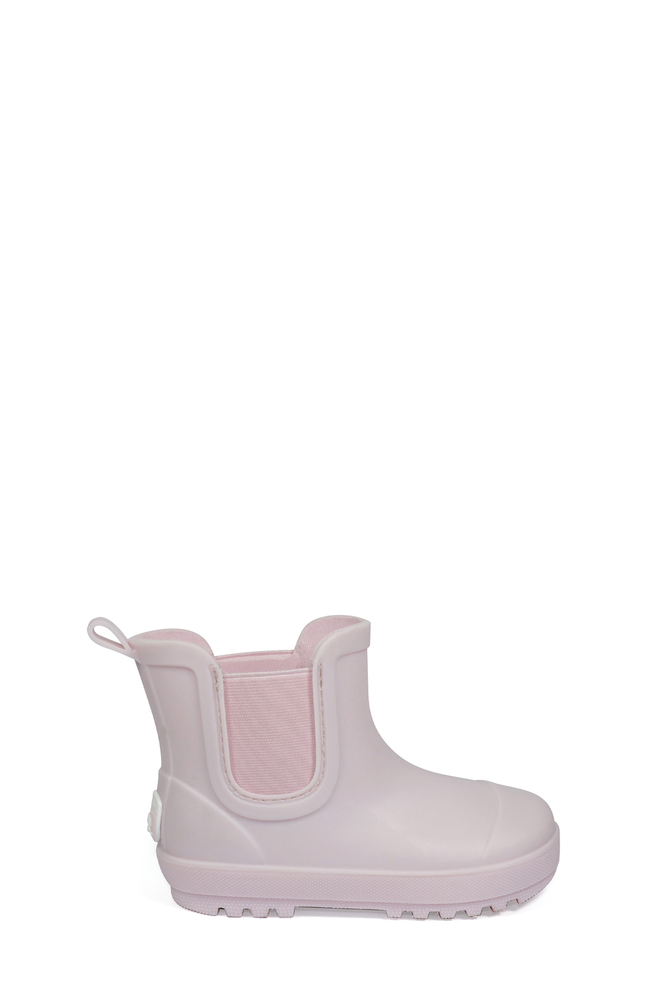 BEARPAW Kids' Shortie Rain Boot, Alternate, color, Light Pink
