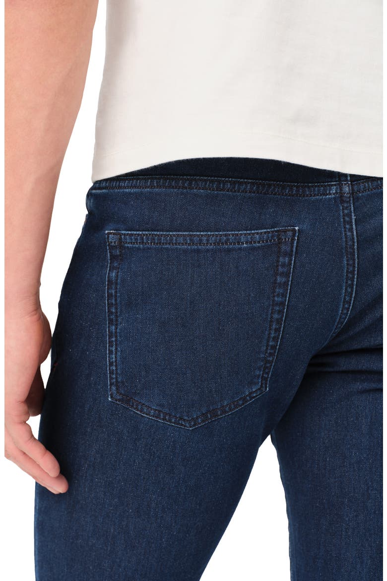 Ams Stretch Slim Fit Straight Leg Jeans, Alternate, color, TONAL MIDNIGHT