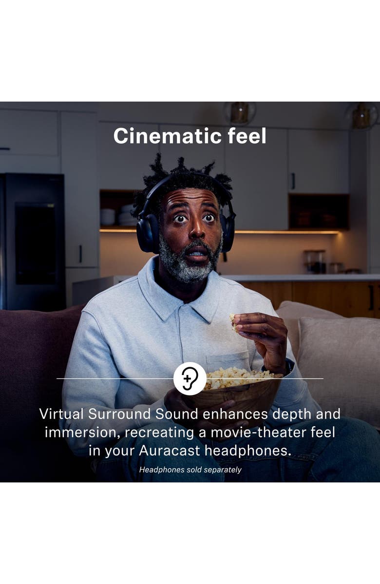 Sennheiser BTA1 TV Transmitter for Bluetooth Auracast Wireless Headphones, Alternate, color, Black