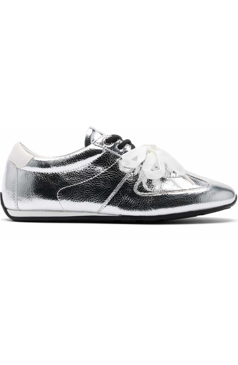 MARC NOLAN Colette Lace-Up Sneakers, Main, color, Silver Metallic