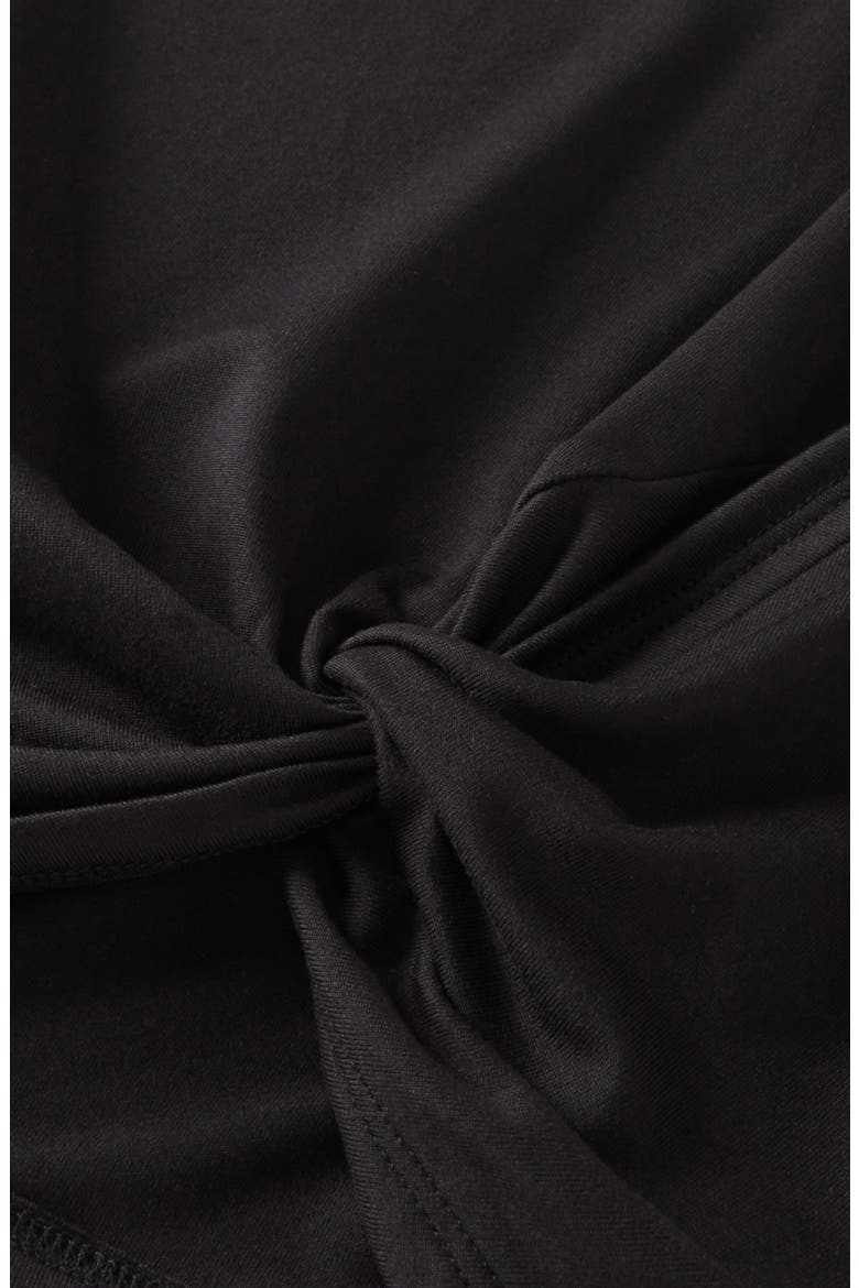 Kids' Sideline Knot Tank, Alternate, color, BLACK