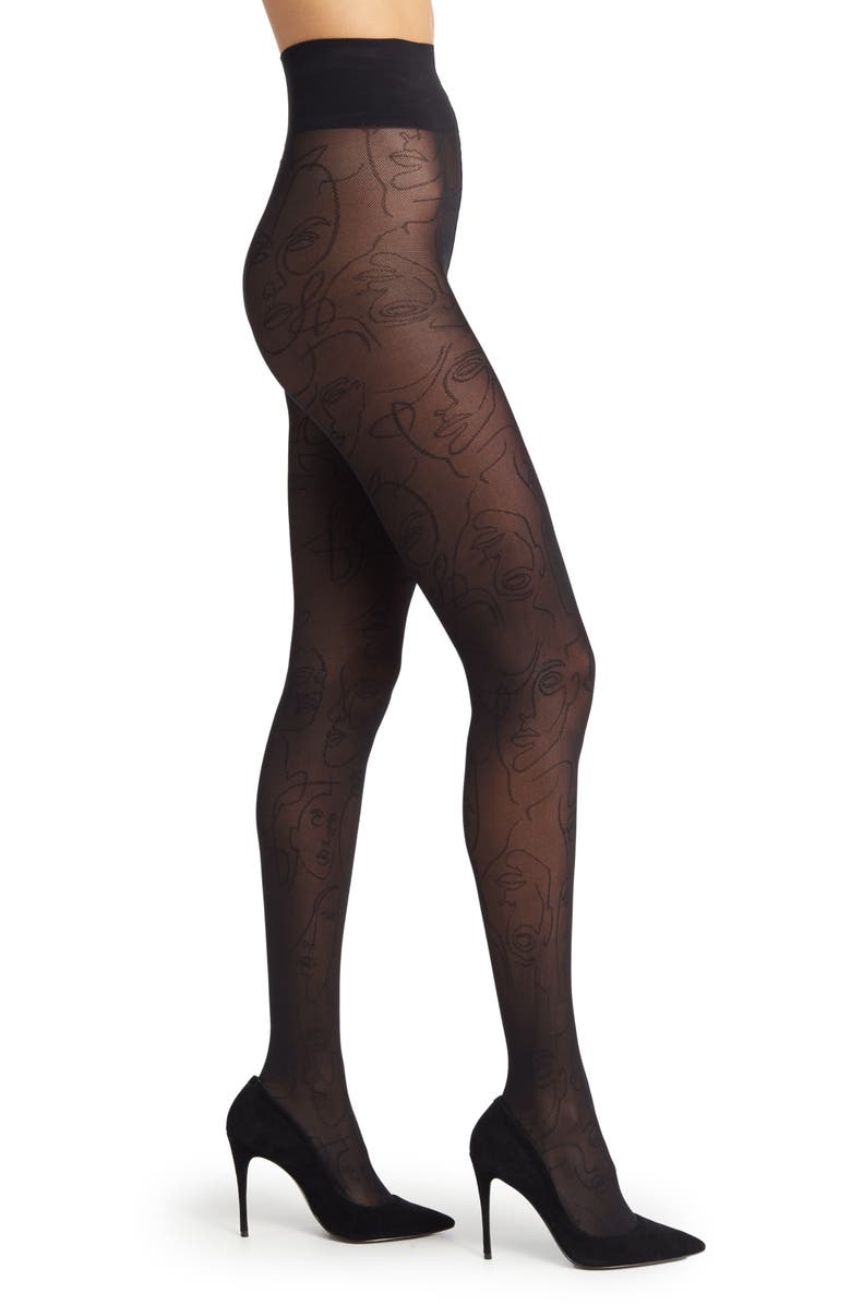 Swedish Stockings Helena Face Tights, Main, color, 