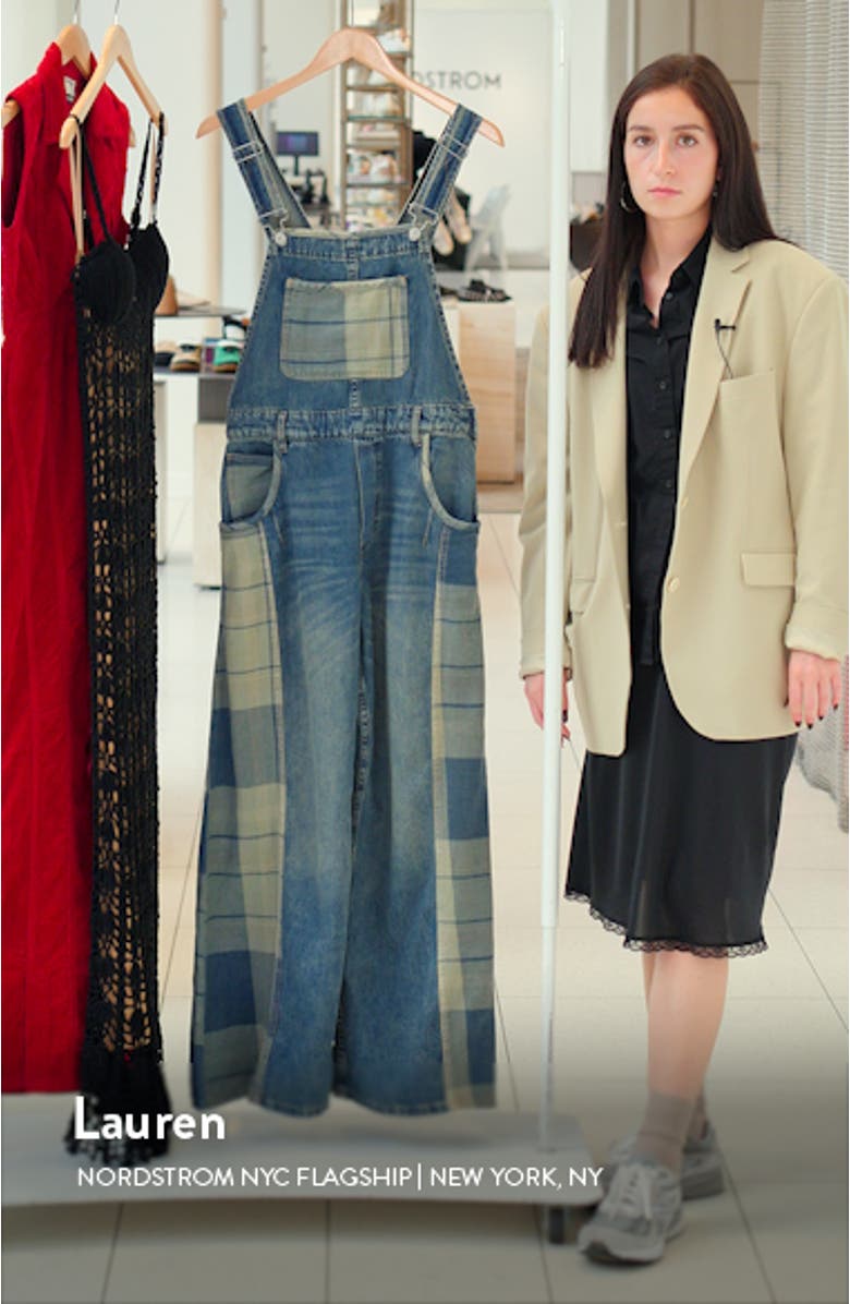 Patchwork Denim Overalls, sales video thumbnail