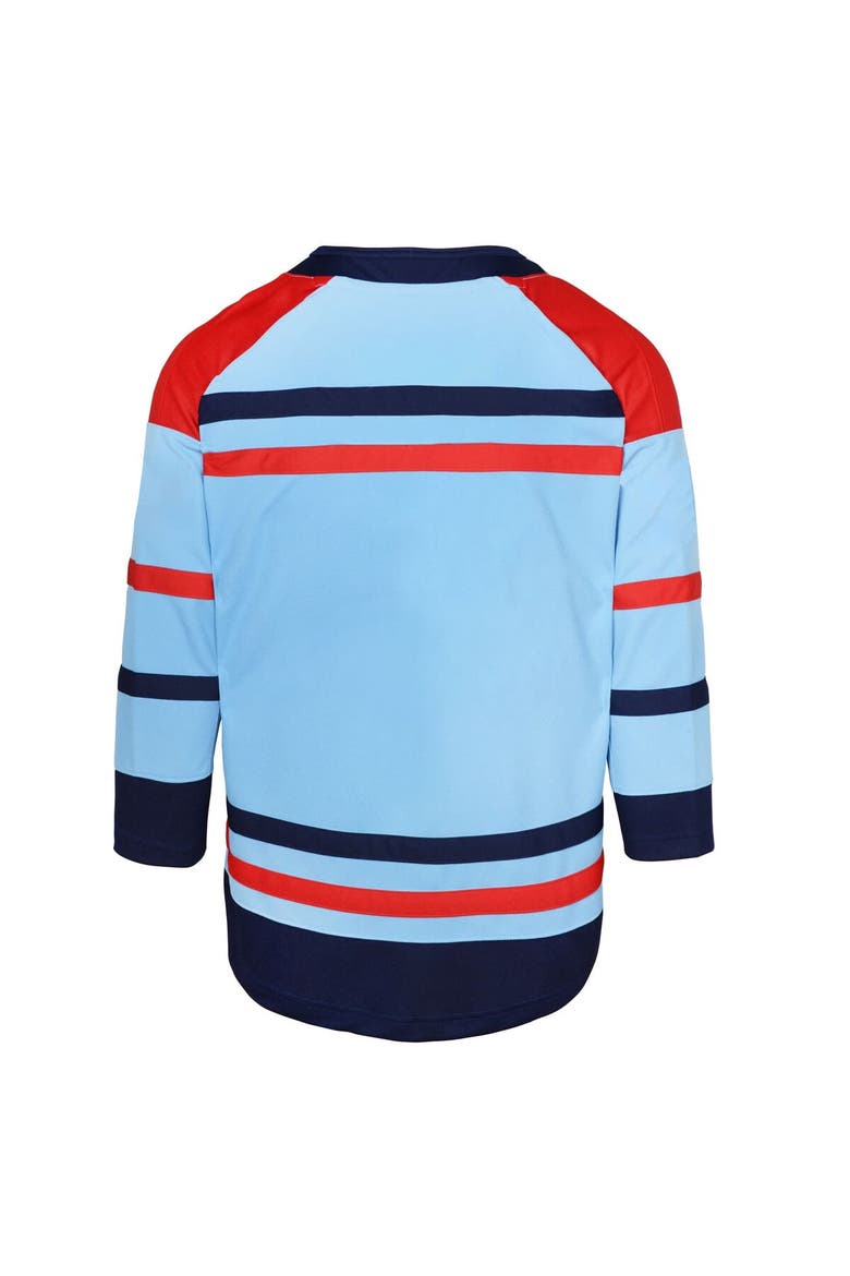 Youth  Light Blue Winnipeg Jets Anniversary Premier Jersey, Alternate, color, Light Blue