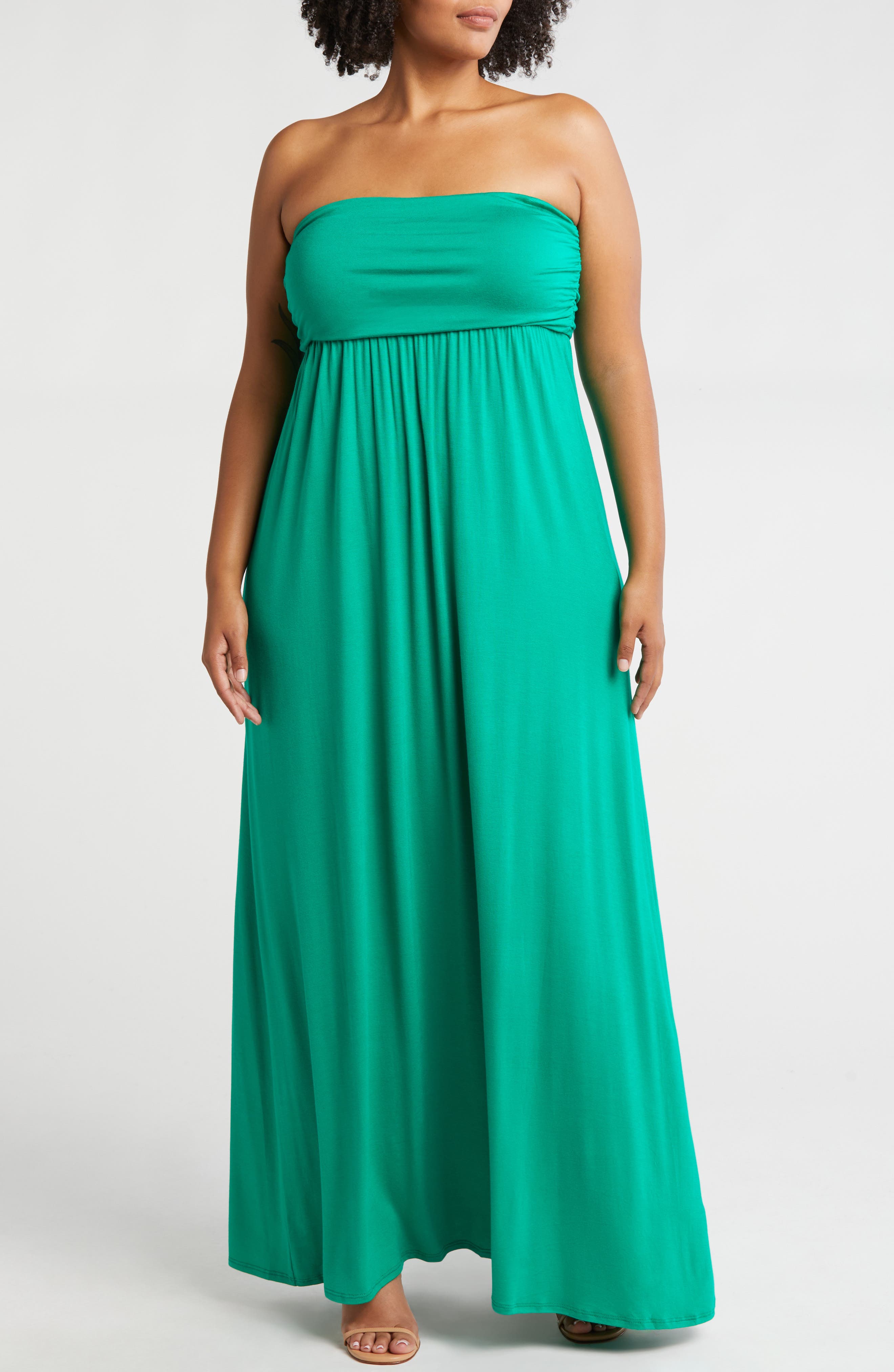 Strapless Maxi Dress - image 3