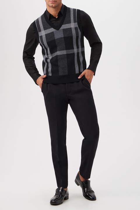 Neso Plaid Sweater Vest