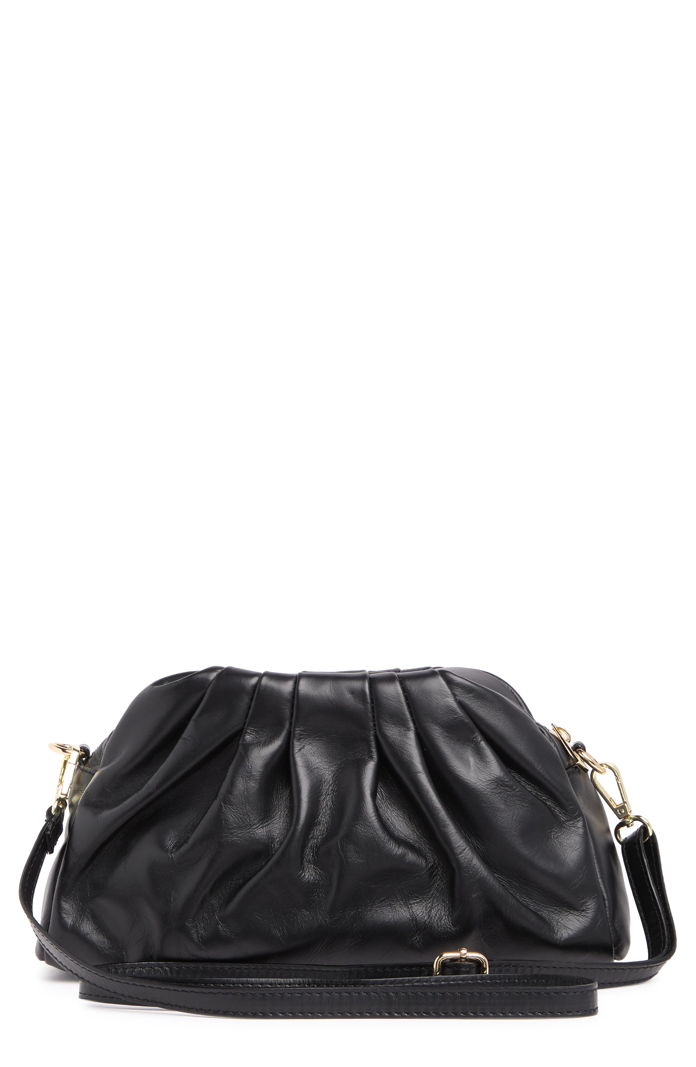 MARKESE Leather Pouch Crossbody, Alternate, color, 