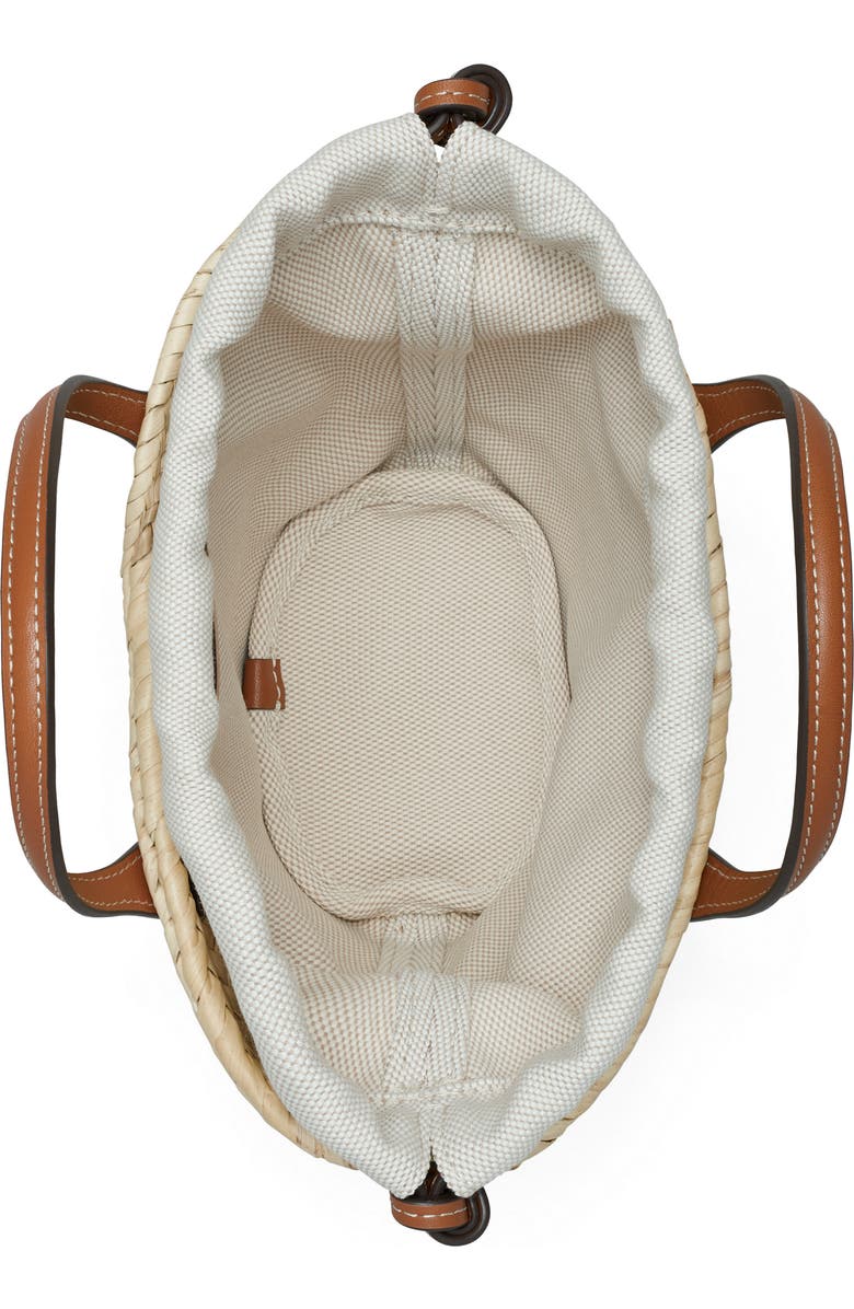 Tory Burch Ella Mini Straw Basket Bag, Alternate, color,