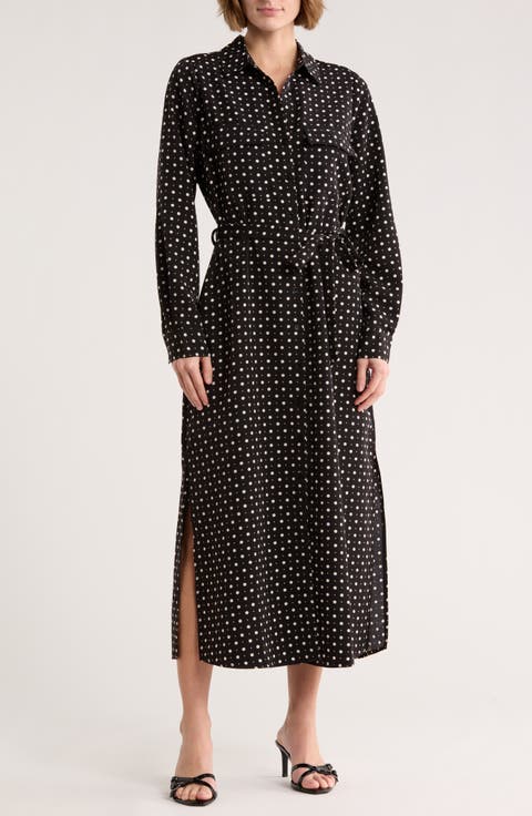 Tie Waist Shirtdress