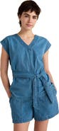 Haven Well Within Organic Cotton Denim V-Neck Belted Top