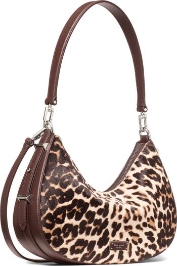 liv downtown genuine calf hair shoulder bag
