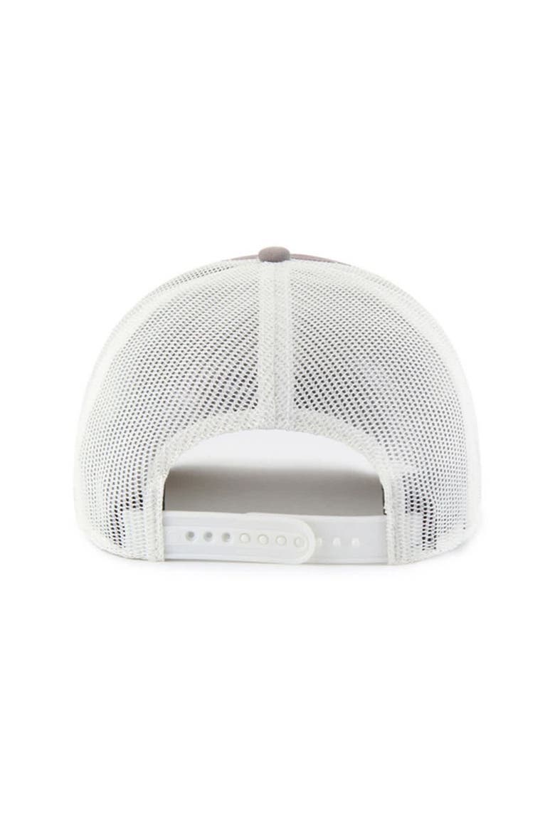 Men's '47 Gray/White San Francisco Giants Tide Sweep Rope Trucker Adjustable Hat, Alternate, color, Gray