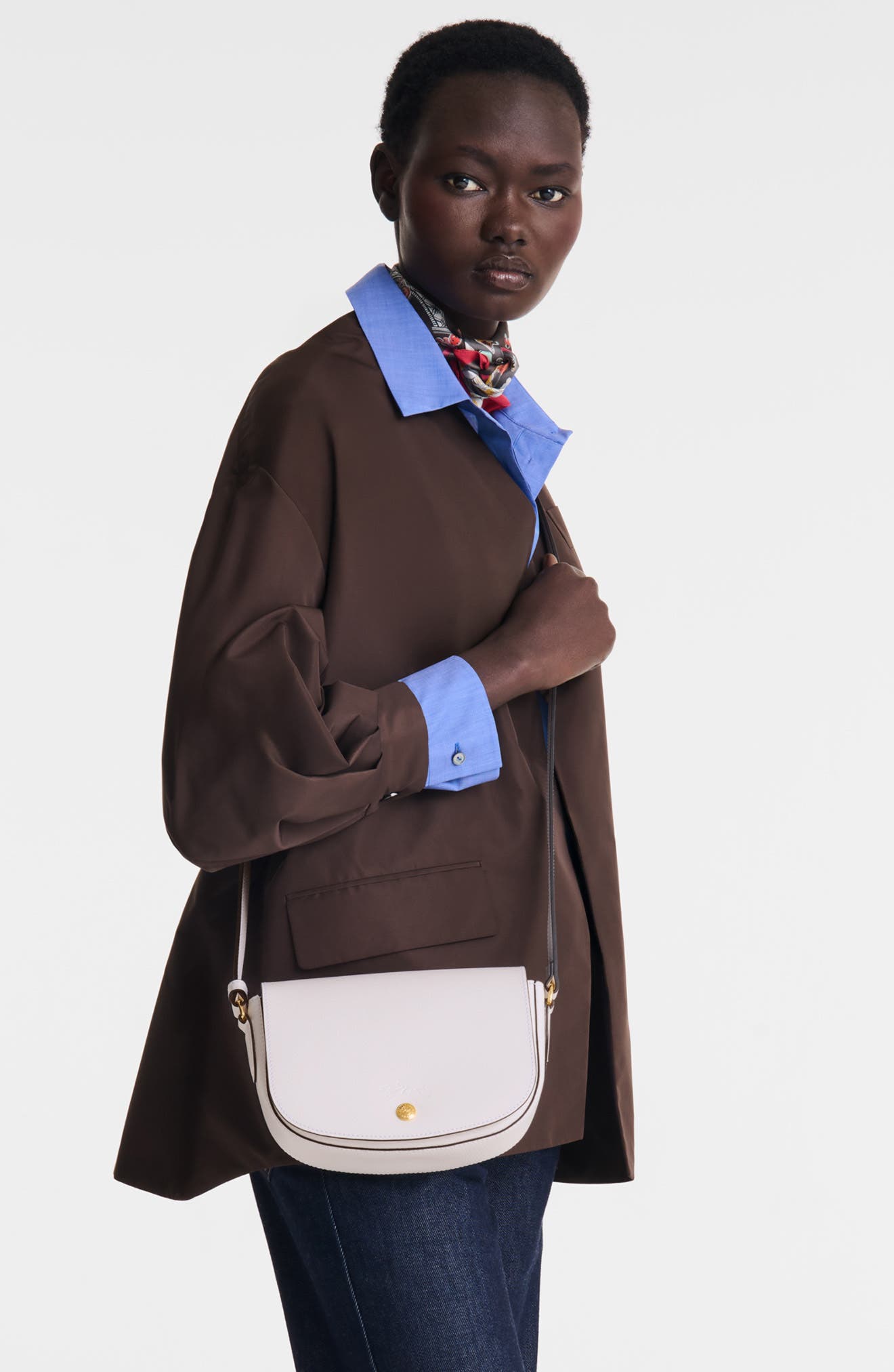 Longchamp Small Épure Leather Crossbody Bag, Alternate, color, 