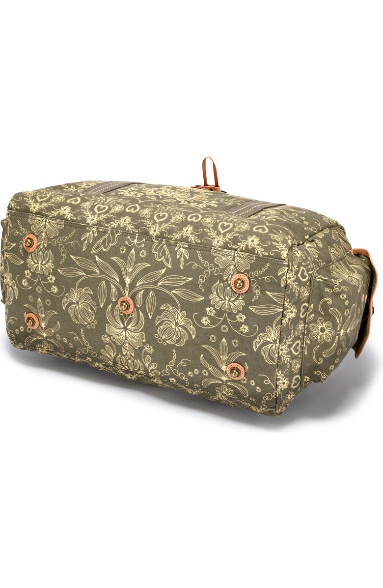 TSD Brand Valley and Sky Lightweight Travel Weekender, Alternate, color, Olive Cream