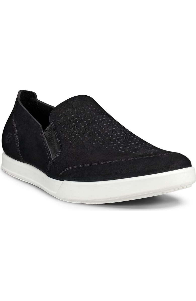 ECCO Travel Slip-On, Main, color, Black