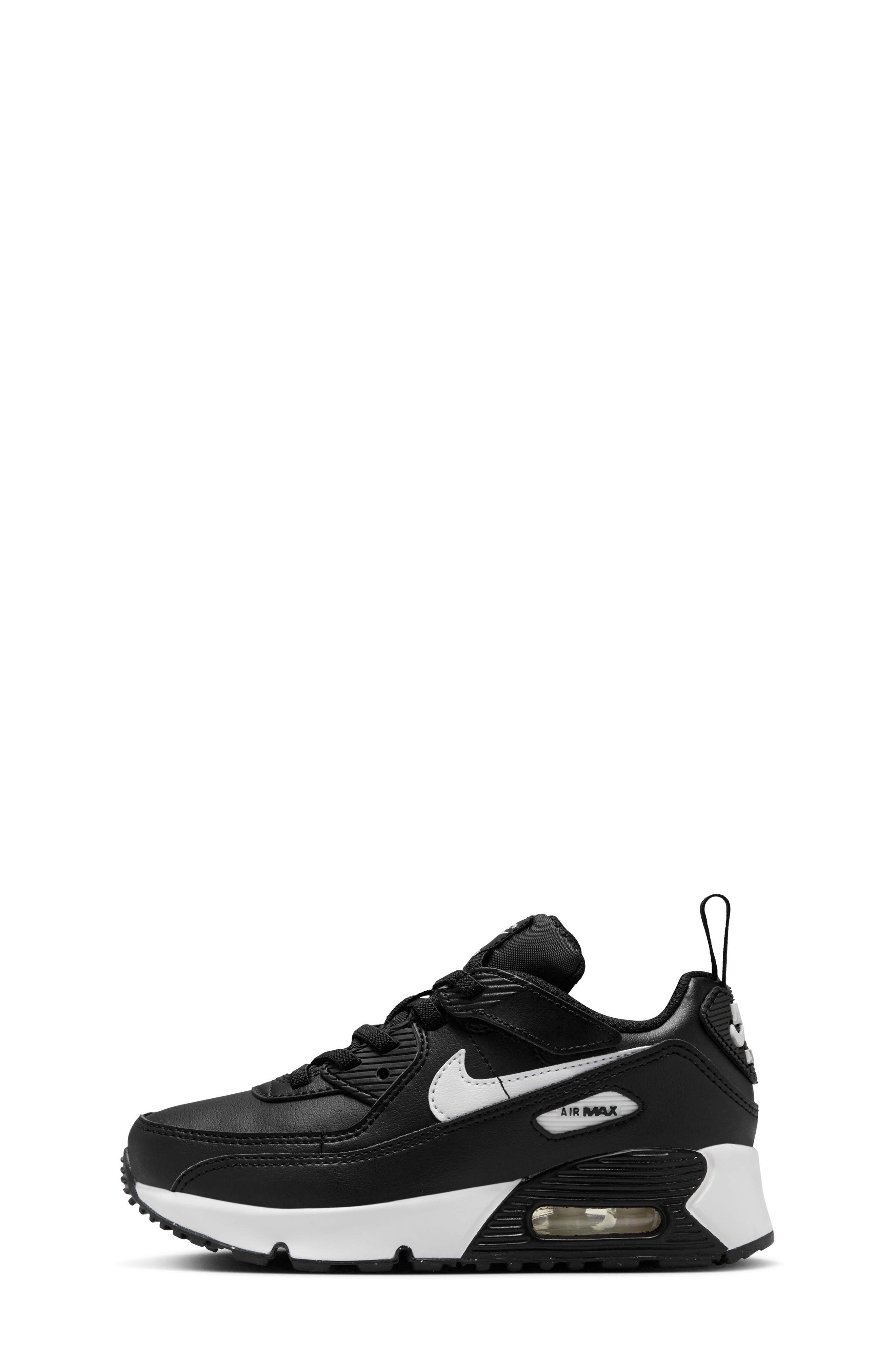 Air Max 90 Easy-On Sneaker, Alternate, color, 002 BLACK/BLACK/WHITE