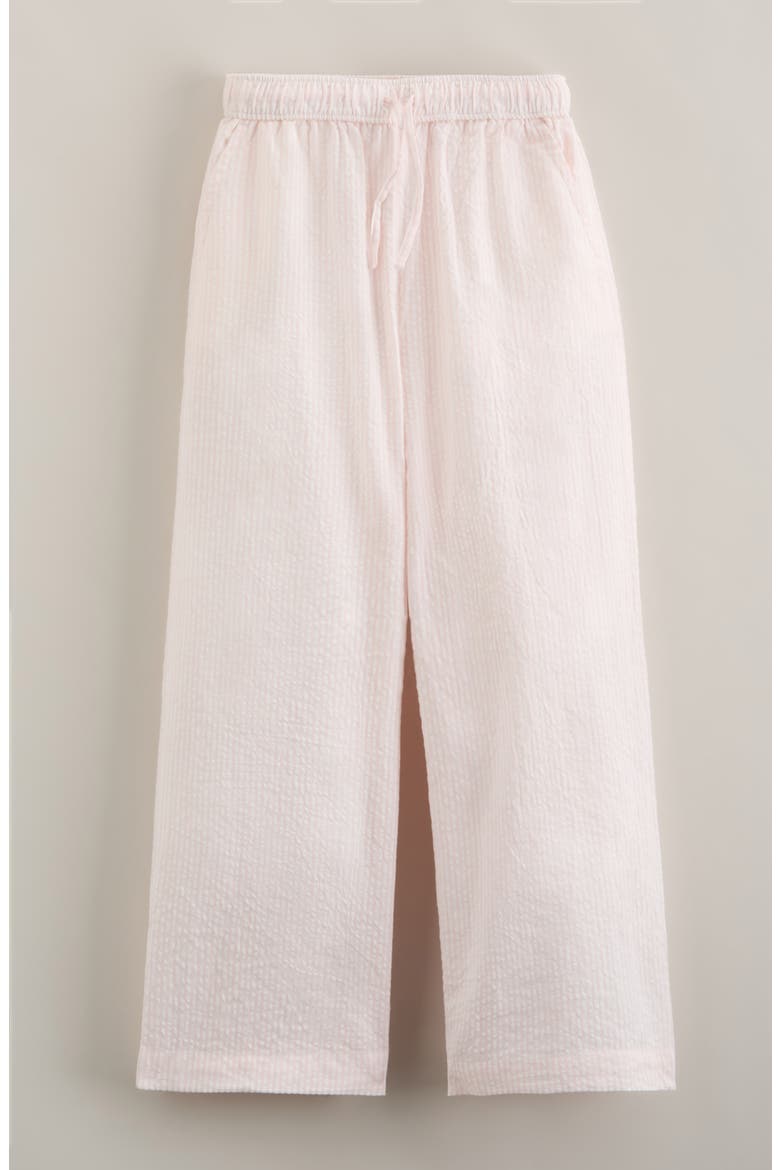 Kids' Cotton Seersucker Pants, Main, color, PINK AMOUR WINNIE STRIPE