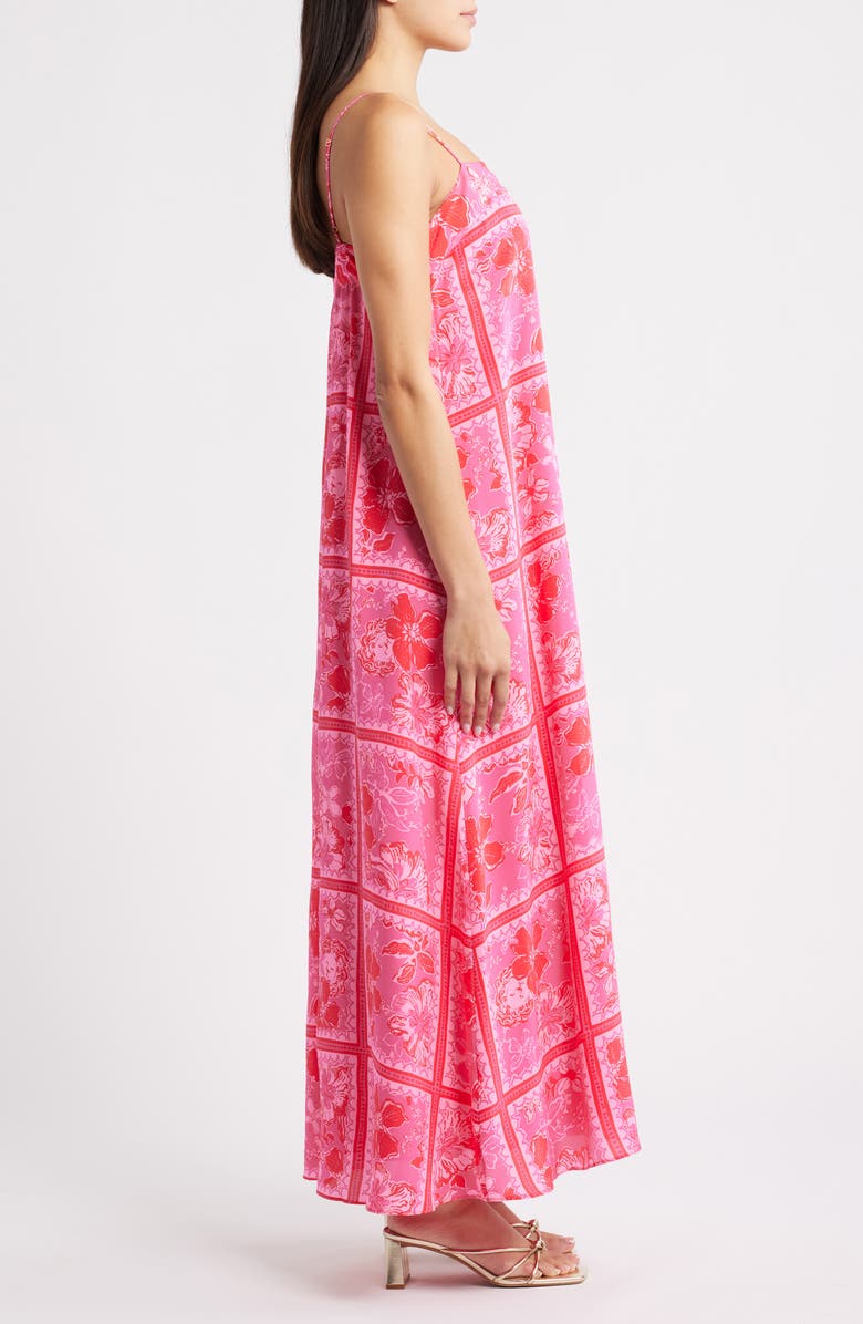 Lilly Pulitzer<sup>®</sup> Jesslyn Sleevless Silk Maxi Dress, Alternate, color, Sun Shell Pink Big Party