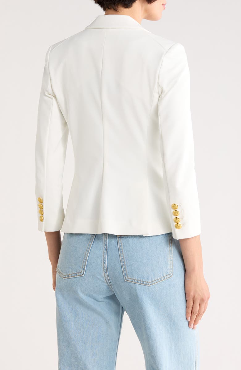 Veronica Beard Schoolboy Dickey Jacket, Alternate, color, White