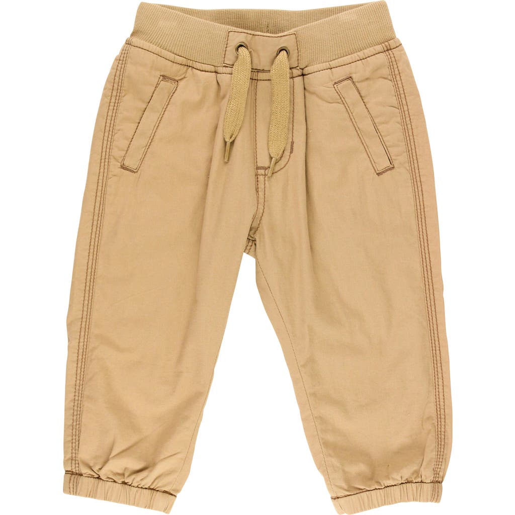 Ruggedbutts Khaki Joggers In Brown