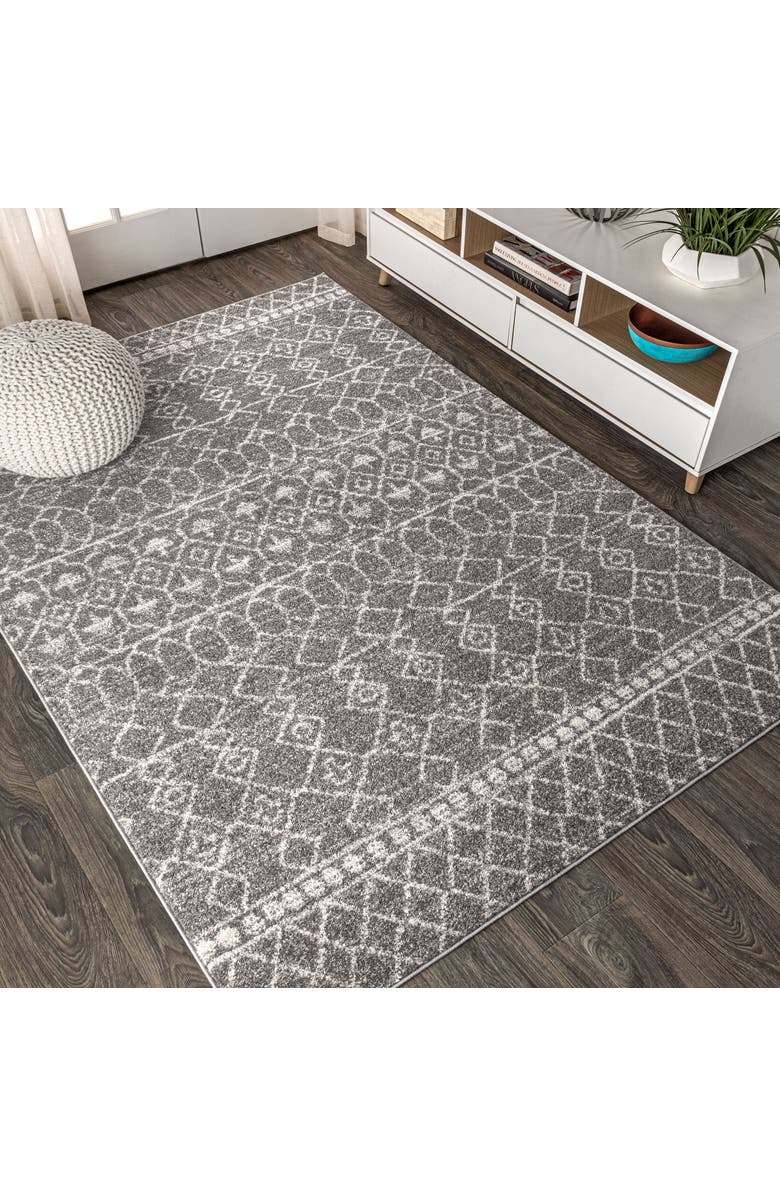 JONATHAN Y Izil Moroccan Beni Souk Area Rug, Alternate, color, Gray/Cream