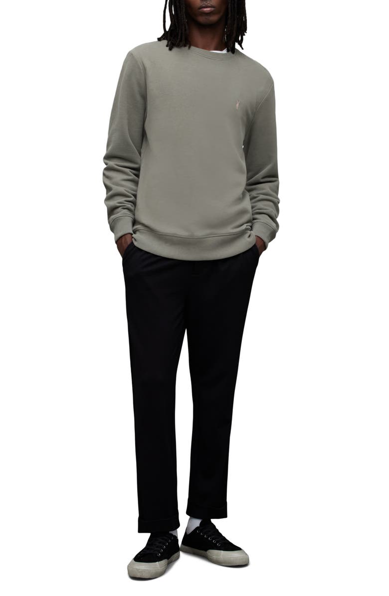 AllSaints Raven Crewneck Sweatshirt, Alternate, color,