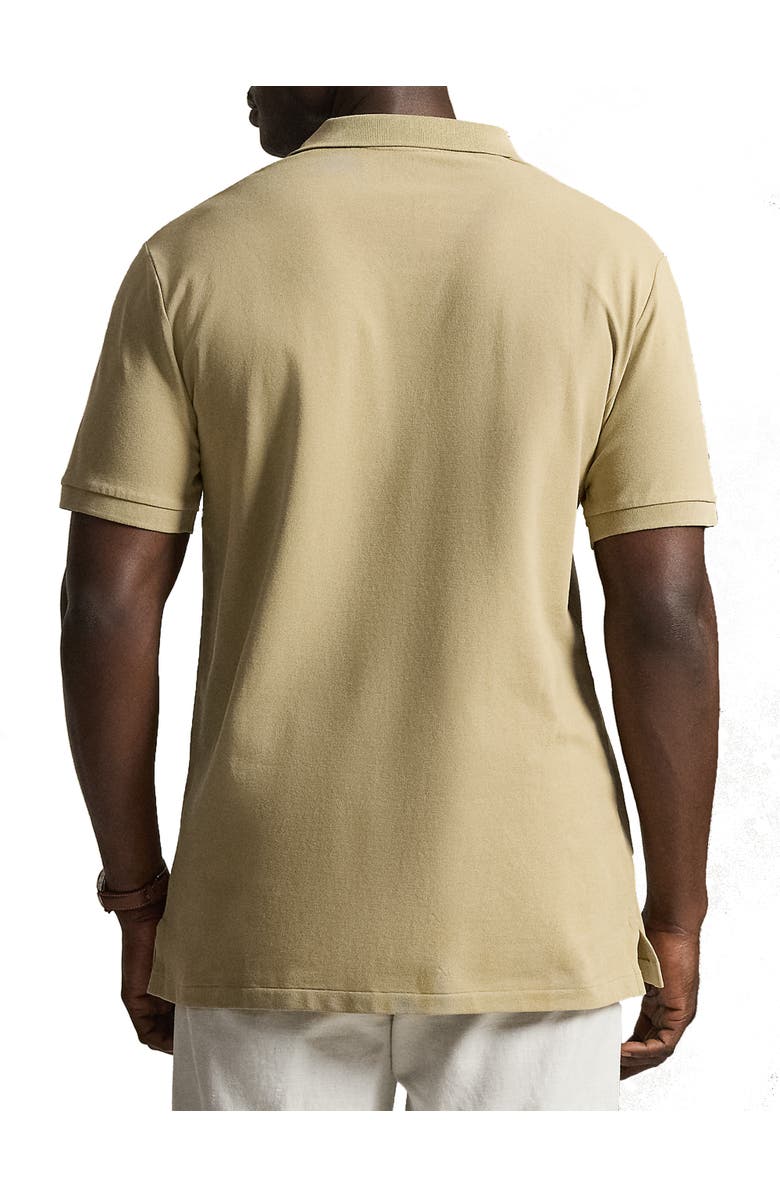 Polo Ralph Lauren Big & Tall Johnny Collar Mesh Polo Shirt, Alternate, color, Coastal Beige