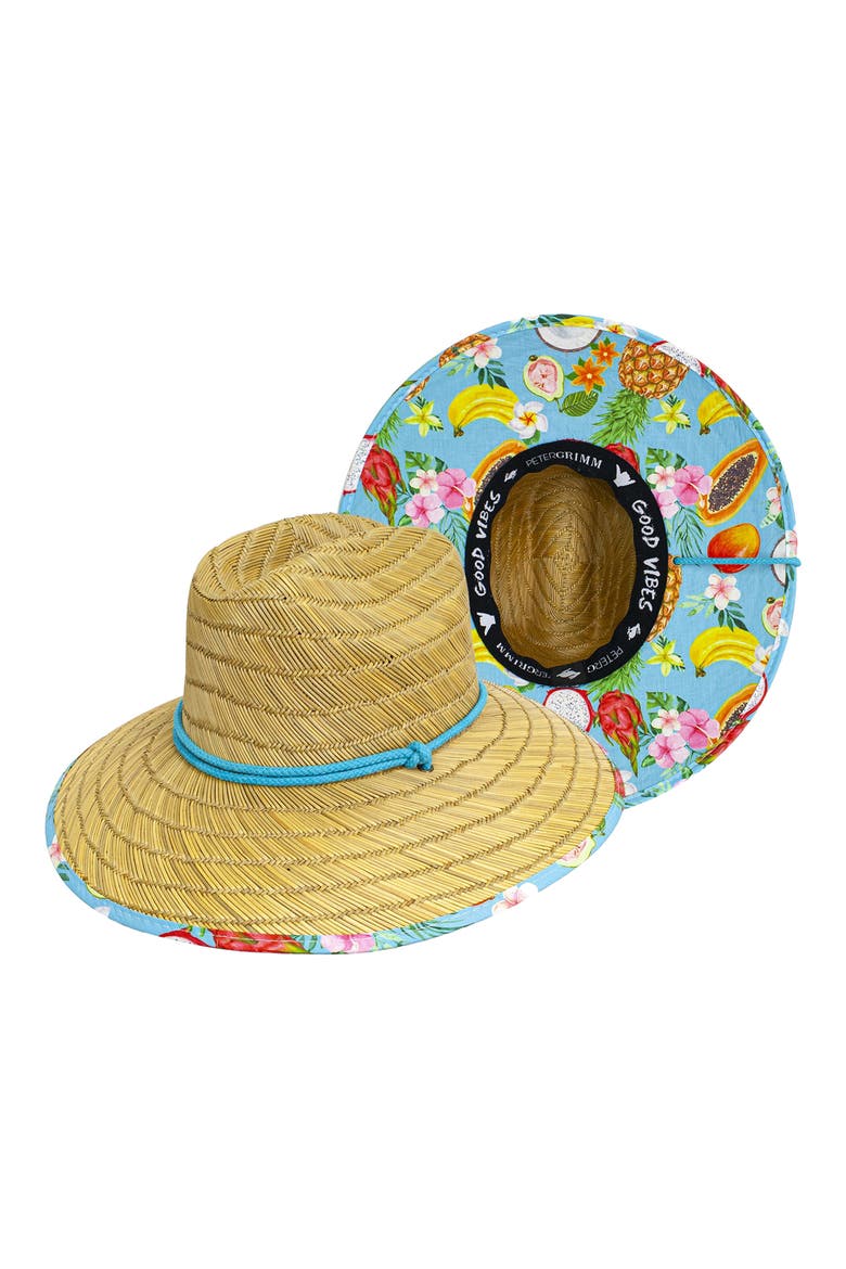 Fruta Lifeguard Straw Hat, Main, color, NATURAL