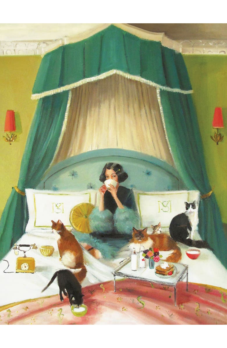 NEW YORK PUZZLE COMPANY Breakfast in Bed 500 Piece Puzzle, Alternate, color, NO COLOR