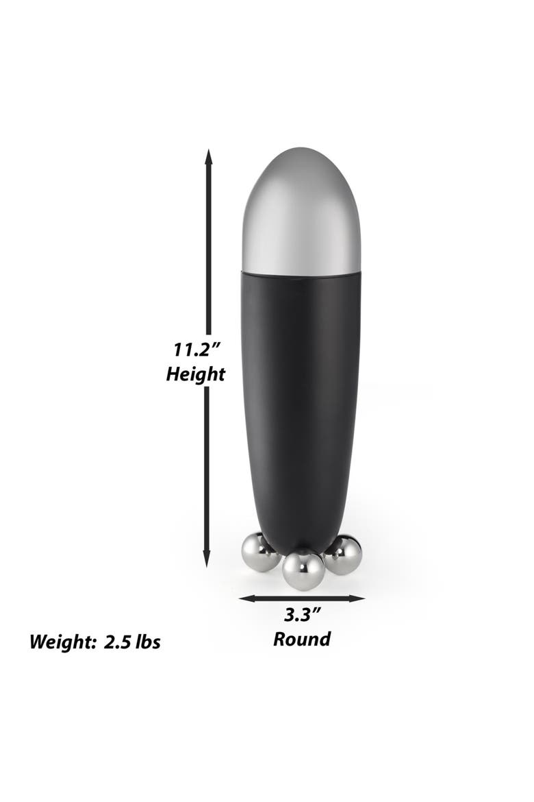 Astro Bar Collection Cocktail Shaker, Alternate, color, BLACK