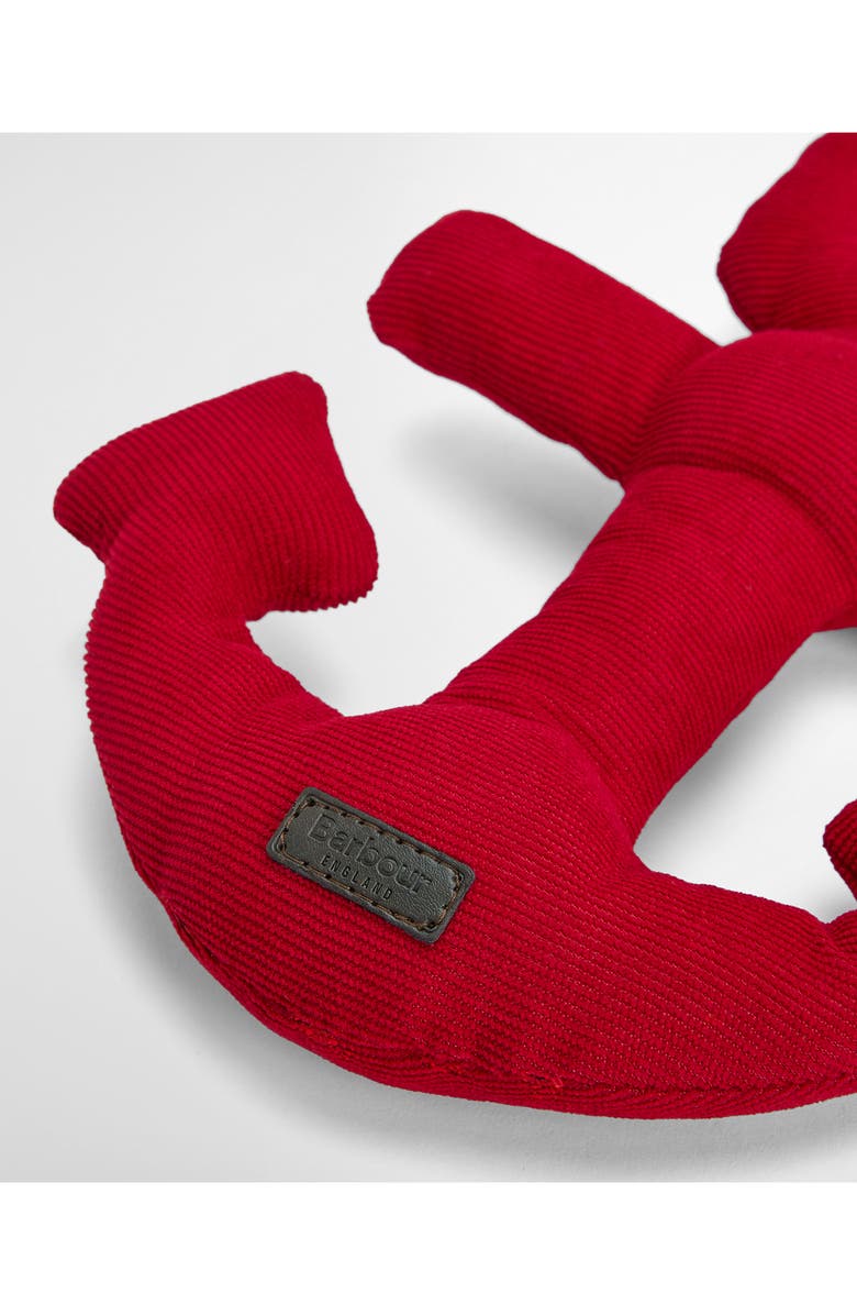 Barbour Anchor Dog Toy, Alternate, color, Red