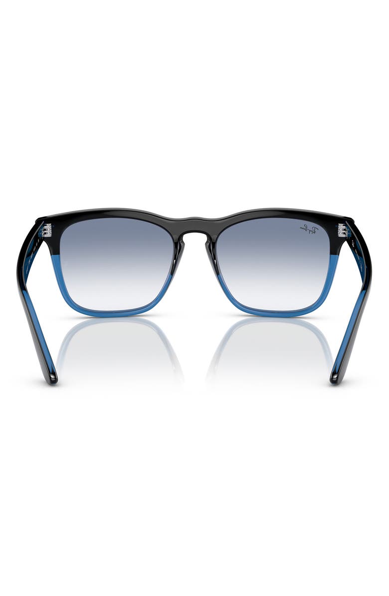 Ray-Ban 54mm Square Sunglasses, Alternate, color, Black Blue