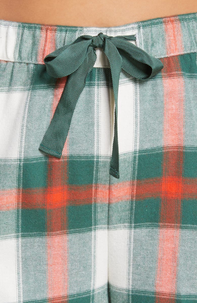 BP. Flannel Tie Waist Pants, Alternate, color,