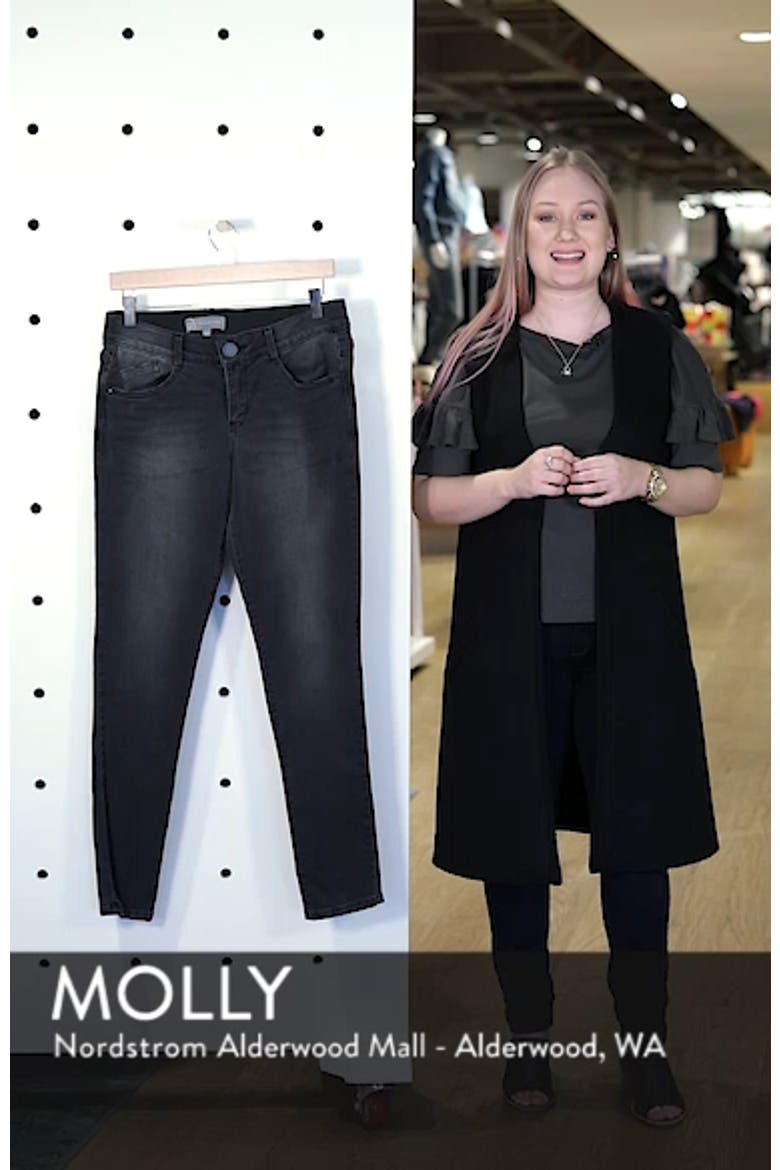 'Ab'Solution Stretch Skinny Jeans (Nordstrom Exclusive) video