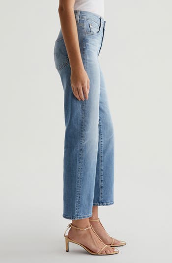 Brinley Mid Rise Crop Straight Leg Jeans
