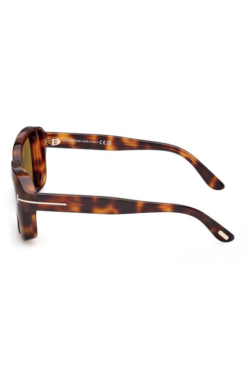 Tom Ford Eyewear Square Frame Sunglasses In Brown